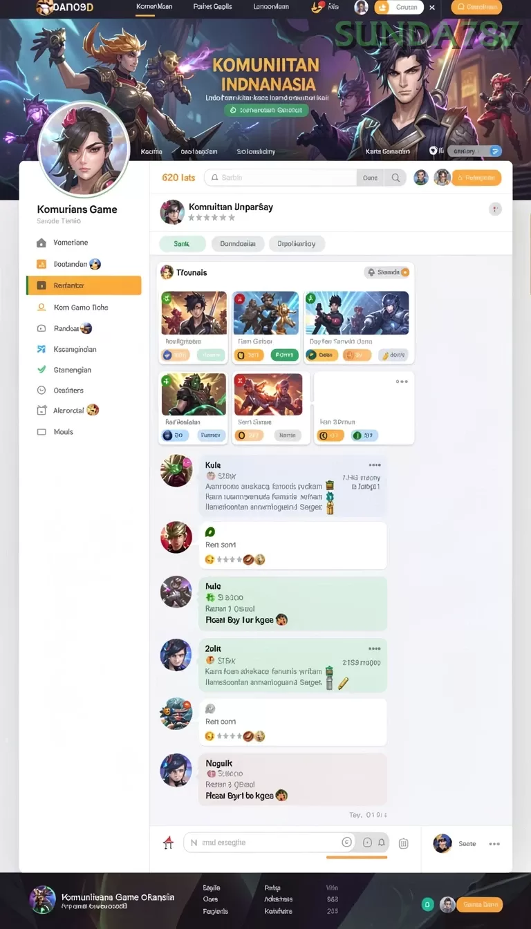 Cuplikan layar SUPER33 — menu navigasi
