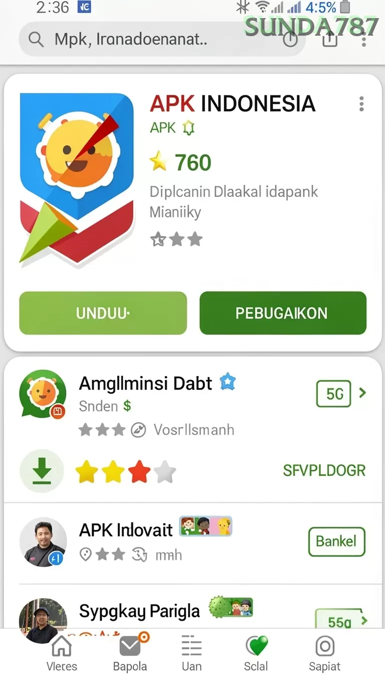 Cuplikan layar RK88 — aktivitas